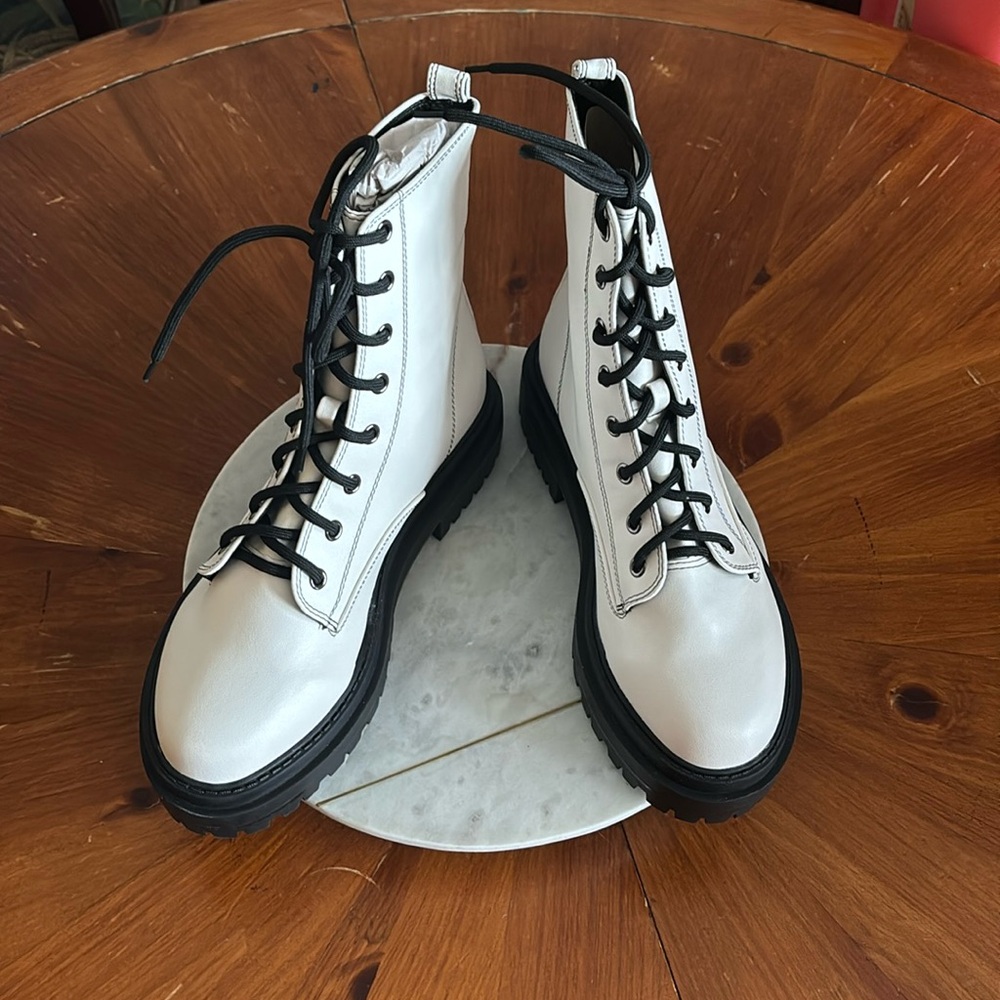 ASOS Raid White boots US 9.5 new